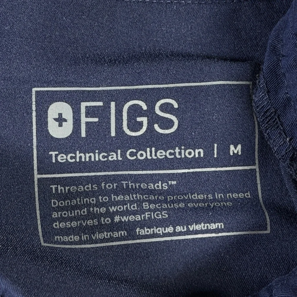 FIGS Technical Collection Navy Blue Jogger Scrub Pants Mens Medium 31x30
